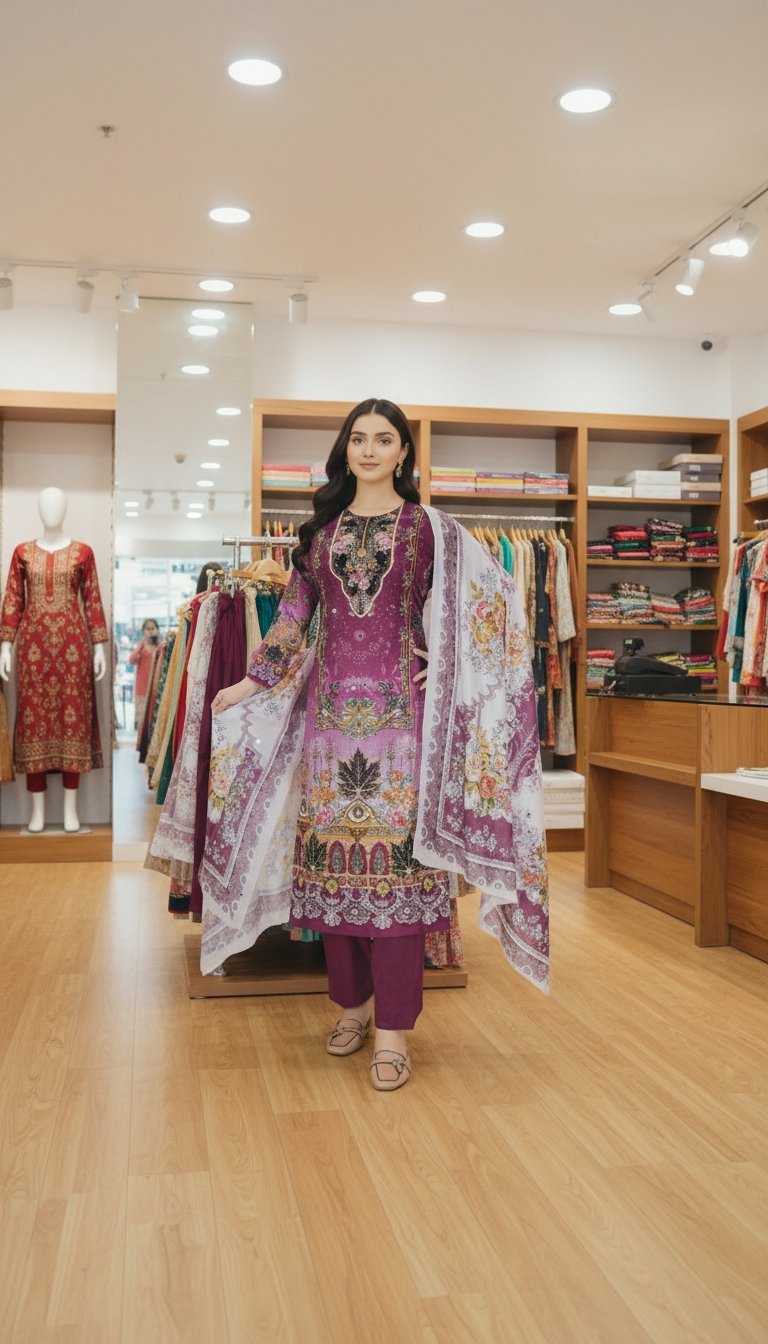 Pakistani Inspaired cotton collection-1263